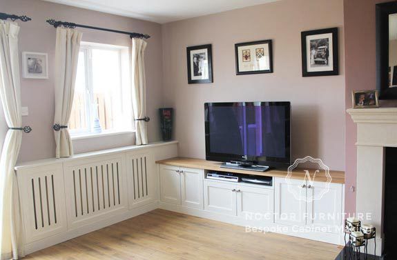 Customised kitchen cabinets and radiator covers 